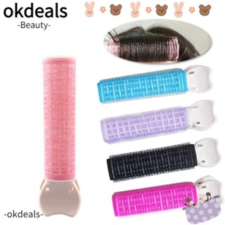 Okdeals กิ๊บติดผมพลาสติก แบบมีกาวในตัว สําหรับทําผม