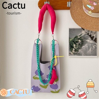 Cactu สายสะพายกระเป๋า อุปกรณ์เสริม น่ารัก สีพื้น