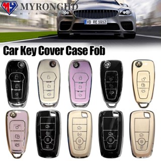 Myronghd เคสกุญแจรีโมทรถยนต์ TPU แบบนิ่ม สําหรับ Ford Everest Ranger C-Max S-Max Focus Galaxy Mondeotransit