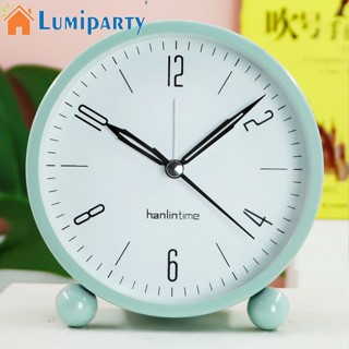 Lumiparty นาฬิกาปลุกดิจิทัล ทรงกลม พร้อมไฟกลางคืน เสียงเงียบ ขนาดใหญ่ 4 นิ้ว