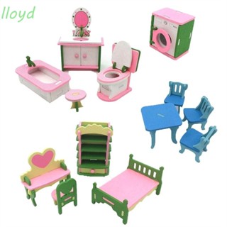Lloyd เฟอร์นิเจอร์ไม้ 1:12 สําหรับตกแต่งบ้านตุ๊กตา