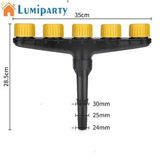 Lumiparty หัวฉีดสปริงเกลอร์ ปรับได้ สําหรับรดน้ําต้นไม้ เกษตรกรรม