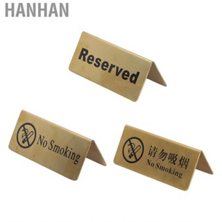 Hanhan Gold Tabletop Sign Stainless Steel Metal Table Top for Wedding