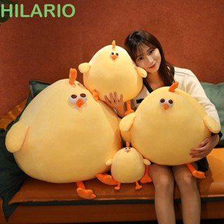 Hilario ตุ๊กตาไก่น่ารัก เอาใจใส่ ตุ๊กตานอนหลับ ของเล่นตุ๊กตาสัตว์ การ์ตูน ของเล่นตกแต่งห้อง ของเล่นนุ่ม