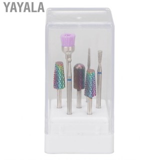 Yayala Nail Drill Bits Polishing Heads 7pcs For Hard Gel