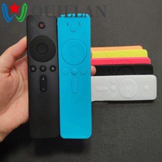 Quillan เคสรีโมตคอนโทรล ซิลิโคน กันกระแทก อุปกรณ์เสริมทีวี สําหรับ Xiaomi 4a