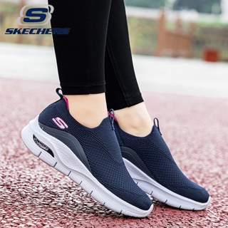 Skechers_ GOWALK ArchFit รองเท้ากีฬา รองเท้าวิ่งลําลอง ผ้าตาข่าย ระบายอากาศ เบาพิเศษ ความยืดหยุ่นสูง แฟชั่นฤดูร้อน สําหรับผู้ชาย และผู้หญิง