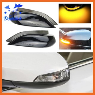 ไฟเลี้ยวไดนามิก LED ติดกระจกมองหลังรถยนต์ สําหรับ Toyota Corolla Yaris XP130 Auris E180 Camry Prius