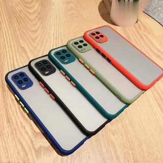 เคสโทรศัพท์มือถือ PC แข็ง ซิลิโคน ผิวด้าน หรูหรา สําหรับ Xiaomi Poco M4 M3 M2 Pro 4G 5G M5s