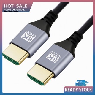 &lt;lementree&gt; สายเคเบิล Hdmi 2.1 8k 60hz 8k คุณภาพสูง สําหรับทีวี คอมพิวเตอร์ แล็ปท็อป ความยาว 1 เมตร 2 เมตร และ 3 เมตร