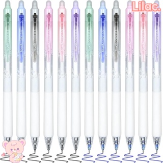 Lilac ปากกาเจล พลาสติก สีดํา 0.5 มม. 12 ชิ้น สําหรับสํานักงาน