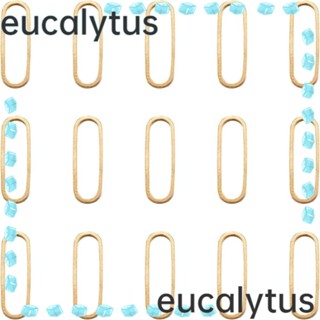 Eucalytus1 แหวนทองเหลือง ทรงวงรี สําหรับทําเครื่องประดับ