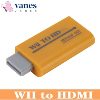 Vanes1 ตัวแปลงสัญญาณ WII เป็น HDMI WII2HDMI Plug and Play 720p 1080p สําหรับทีวี เกมคอนโซล DVI Monitor