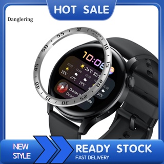 Dl ฝาครอบนาฬิกาข้อมือสเตนเลส สเกลบอกเวลา 46 มม. แบบเปลี่ยน สําหรับ Huawei Watch 3