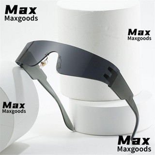 Maxg แว่นตากีฬา UV400 ไม่มีขอบ แว่นตากีฬา ผู้ชาย เฉดสี