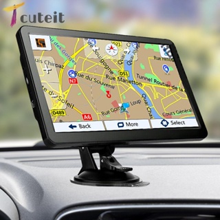 Tcuteit เครื่องนําทาง GPS 256MB+8G หน้าจอสัมผัส USB TF 7 นิ้ว สําหรับรถยนต์