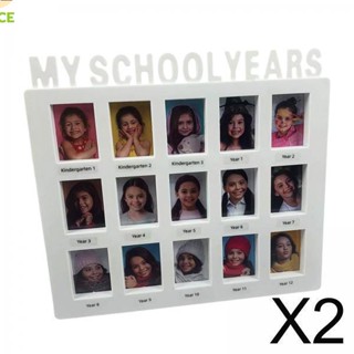 [Ihoce] กรอบรูปติดผนัง สีขาว สําหรับโรงเรียน 12 ชิ้น