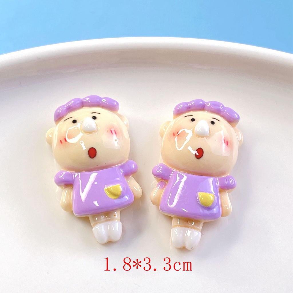 [4 #] Jibbitz Crocs ยางรัดผม เรซิ่น ลายการ์ตูนอนิเมะชินจังน่ารัก แฮนด์เมด diy อุปกรณ์เสริม สําหรับรองเท้า SC