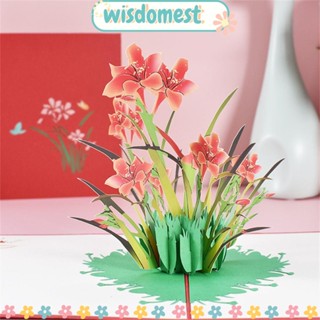 Wisdomest การ์ดอวยพรวันแม่ การ์ดเชิญสร้างสรรค์ พิมพ์ลายสี การ์ดอวยพร ขนาดเล็ก