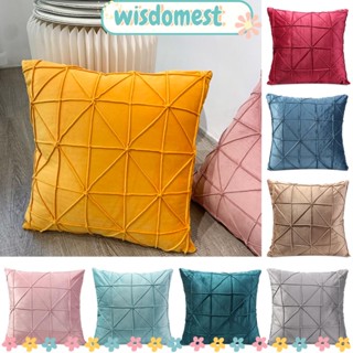 WISDOMEST ปลอกหมอน ผ้ากํามะหยี่ สีแคนดี้ สไตล์โมเดิร์น สําหรับตกแต่งบ้าน และห้องนั่งเล่น