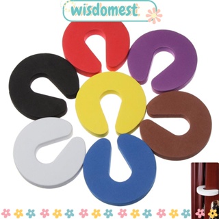 WISDOMEST โฟมกันชนประตู แบบนุ่ม เพื่อความปลอดภัย 4 ชิ้น