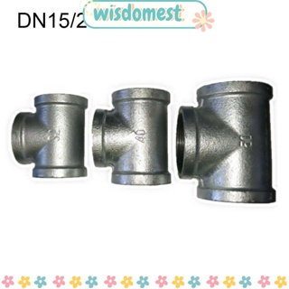 Wisdomest อะแดปเตอร์ข้อต่อท่อประปา รูปตัว T DN15 DN40 ทนทาน สําหรับท่อน้ํามันเชื้อเพลิง