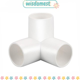 Wisdomest อุปกรณ์เชื่อมต่อท่อ PVC 3 ทาง 1 นิ้ว สีขาว ใช้ซ้ําได้ 10 ชิ้น