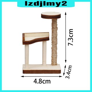 [Lzdjlmy2] กรอบปีนเขาแมว 1/12 สําหรับบ้านตุ๊กตา DIY