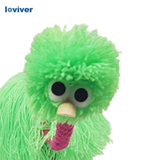 [Loviver] ของเล่นตุ๊กตาหุ่นสวมนิ้ว รูปสัตว์น่ารัก ยืดหยุ่น สําหรับการแสดงบนเวที