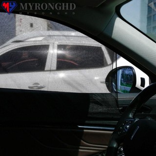 Myronghd ม่านบังแดดรถยนต์ ป้องกันยุง สําหรับติดประตูรถยนต์