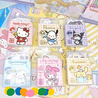 SANRIO สติกเกอร์ ลาย Kuromi Cinnamoroll Melody กันน้ํา สําหรับติดตกแต่งสมุดโน้ต แก้วน้ํา กระเป๋าเดินทาง 120 ชิ้น