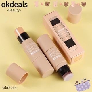 OKDEALS คอนซีลเลอร์ เนื้อครีม ให้ความชุ่มชื้น ควบคุมความมัน ปกปิดเรียบเนียน