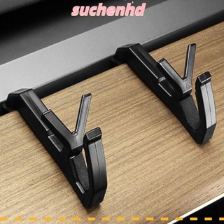 SUCHENHD ตะขอติดแดชบอร์ด ที่วางโทรศัพท์มือถือ อุปกรณ์เสริมภายในรถยนต์ สําหรับ Tesla Model Y/3 1 คู่