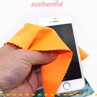 Suchenhd ผ้าไมโครไฟเบอร์ สําหรับทําความสะอาดกล้อง โทรศัพท์ 10 ชิ้น