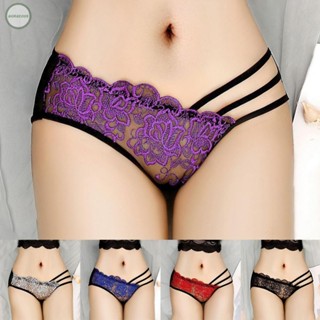 GORGEOUS~Thongs Women Briefs G String Lingerie Low-waist Mesh Lace Sex Lingerie