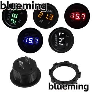 Blueming2 เครื่องวัดแรงดันไฟฟ้า แผงดิจิทัล LED จอแสดงผลดิจิทัล เครื่องวัดแบตเตอรี่