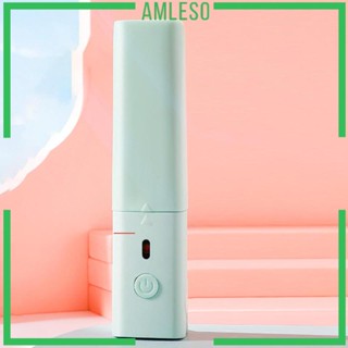 [Amleso] เครื่องหนีบผมตรง และดัดผม แบบพกพา ทําความร้อนเร็ว สําหรับจัดแต่งทรงผม