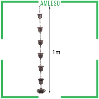 [Amleso] สายโซ่โลหะ อเนกประสงค์ ติดตั้งง่าย 39 นิ้ว สําหรับสวน