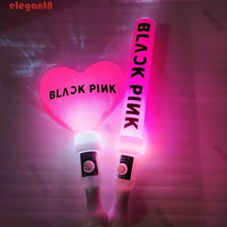 แท่งไฟ LED รูปหัวใจ Blackpink เรืองแสง สีชมพู สําหรับแฟนคลับ โทร