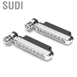 Sudi 2pcs 8LEDs Car Universal Wind Energy Powered Daytime Running Light Auxiliary Lamp Accessory