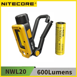 Nitecore NWL210 ไฟทํางาน แบบชาร์จไฟได้ 600Lumens รวมแบตเตอรี่ 21700