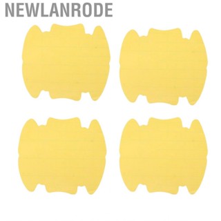 Newlanrode 4Pcs/Set Car Clear Door Bowl Cup Handle Guard Film Paint Scratch Protection  Universal