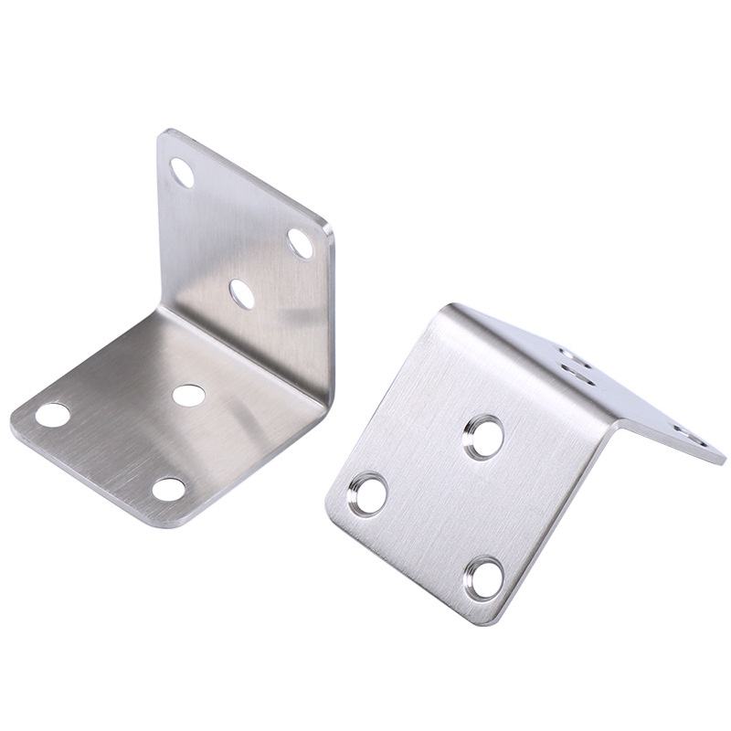 ตัวยึดมุมตรง 90 องศา เชื่อมต่อแผ่นเหล็กสามเหลี่ยมอุปกรณ์เสริม
