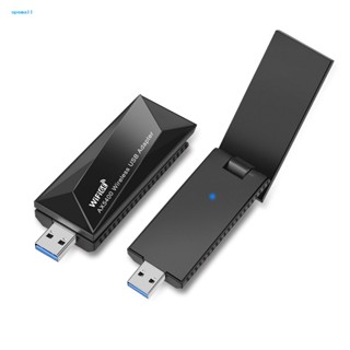 &lt;spemall&gt; อะแดปเตอร์การ์ดเครือข่ายอินเตอร์เฟซ Wpa Wpa2 Wpa3 Usb 3.0 Wifi 6e Usb 5400mbps สามช่องทาง ปลอดภัย ไร้เสถียร