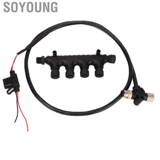 Soyoung for NMEA2000 Cable with 4 Port T Connector 3A Fuse 5Pin M12 Thread 1m Long IP67  Lowrance Networks