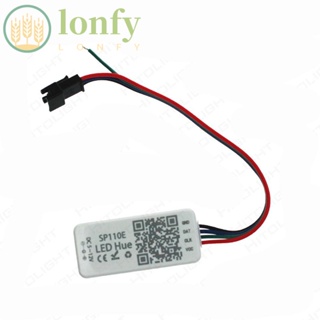 Lonfy ตัวควบคุมไฟ Led บลูทูธ ควบคุมผ่านแอป SP110E SP110E RGBW DC5-12V สําหรับ WS2811 WS2812B SK6812