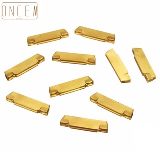 【ONCEMOREAGAIN】Precision For machining 10pcs MGMN200G 2mm Carbide Inserts for Steel Lathe Tools