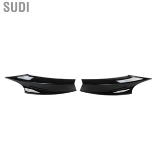 Sudi Front Bumper Side Spoiler High Safety Splitter  Robust ABS for Replacement