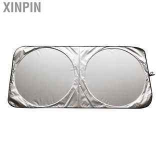 Xinpin Car Window Sun Shade  Sunshade  Type Installation UV Heat Protection Silver Plasters with Storage Bag for Parking Lots