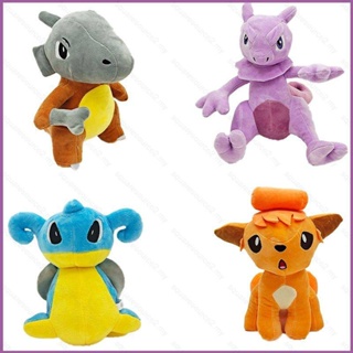 Sq2 ตุ๊กตา Pokemon Mewtwo Vulpix Lapras Cubone ของเล่นสําหรับเด็ก เก็บสะสม ตกแต่งบ้าน